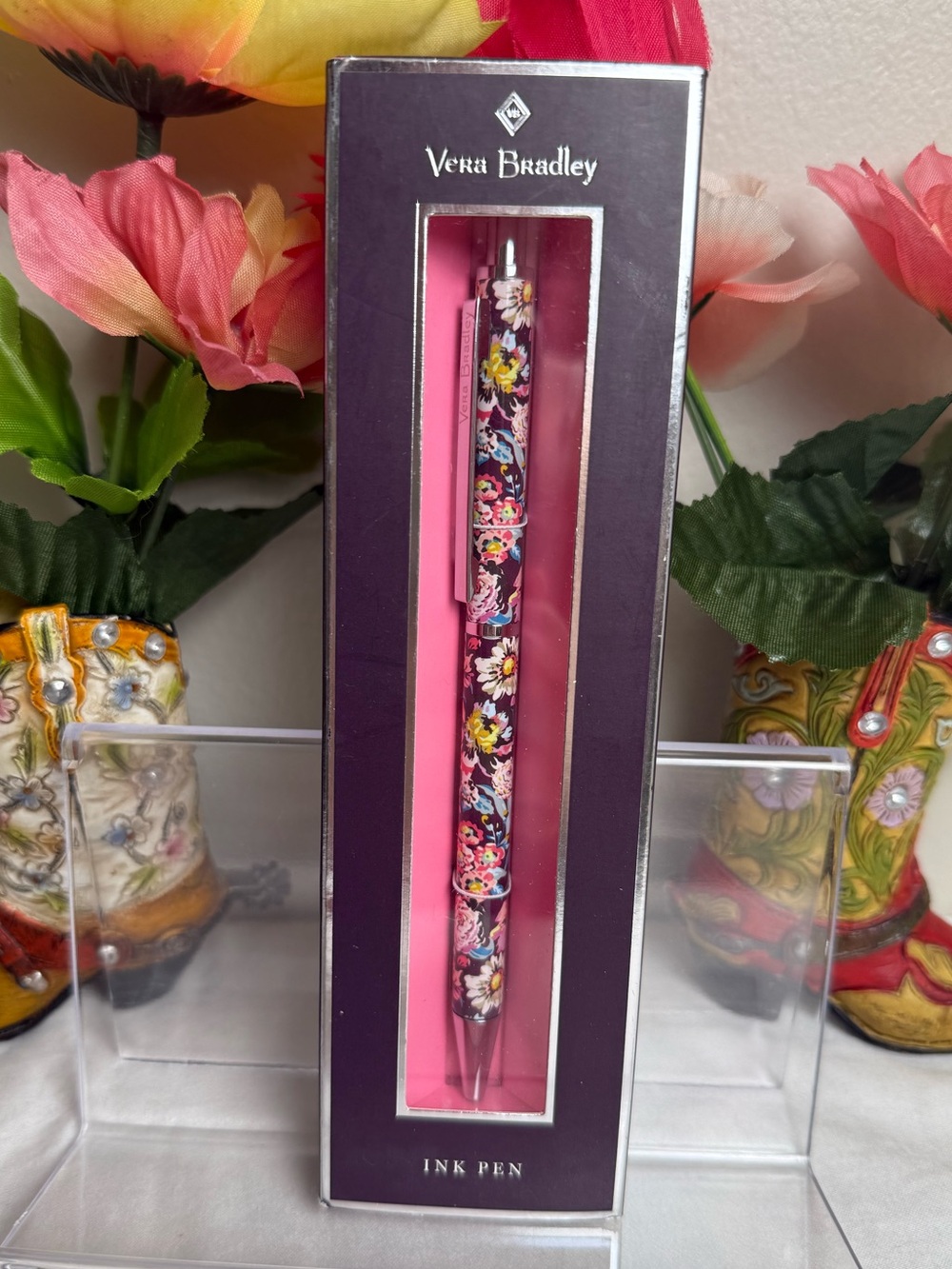 NWT Vera Bradley Indiana Rose Ball Point Pen